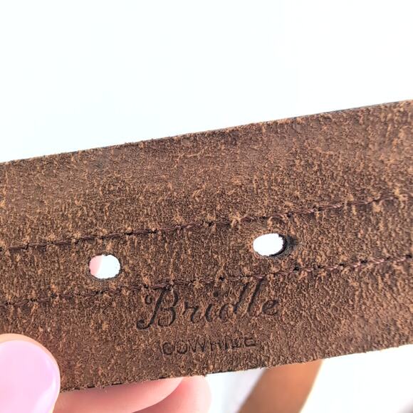 Vintage Lot of (4) Leather Western Belts Cowboy Rockabilly - Picture 11 of 11